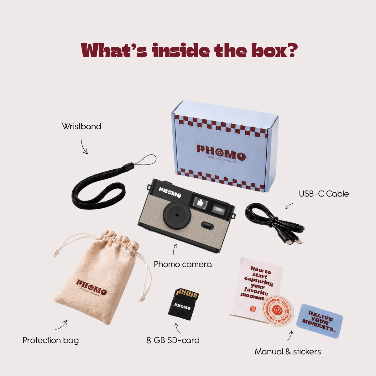 Phomo Camera Taupe