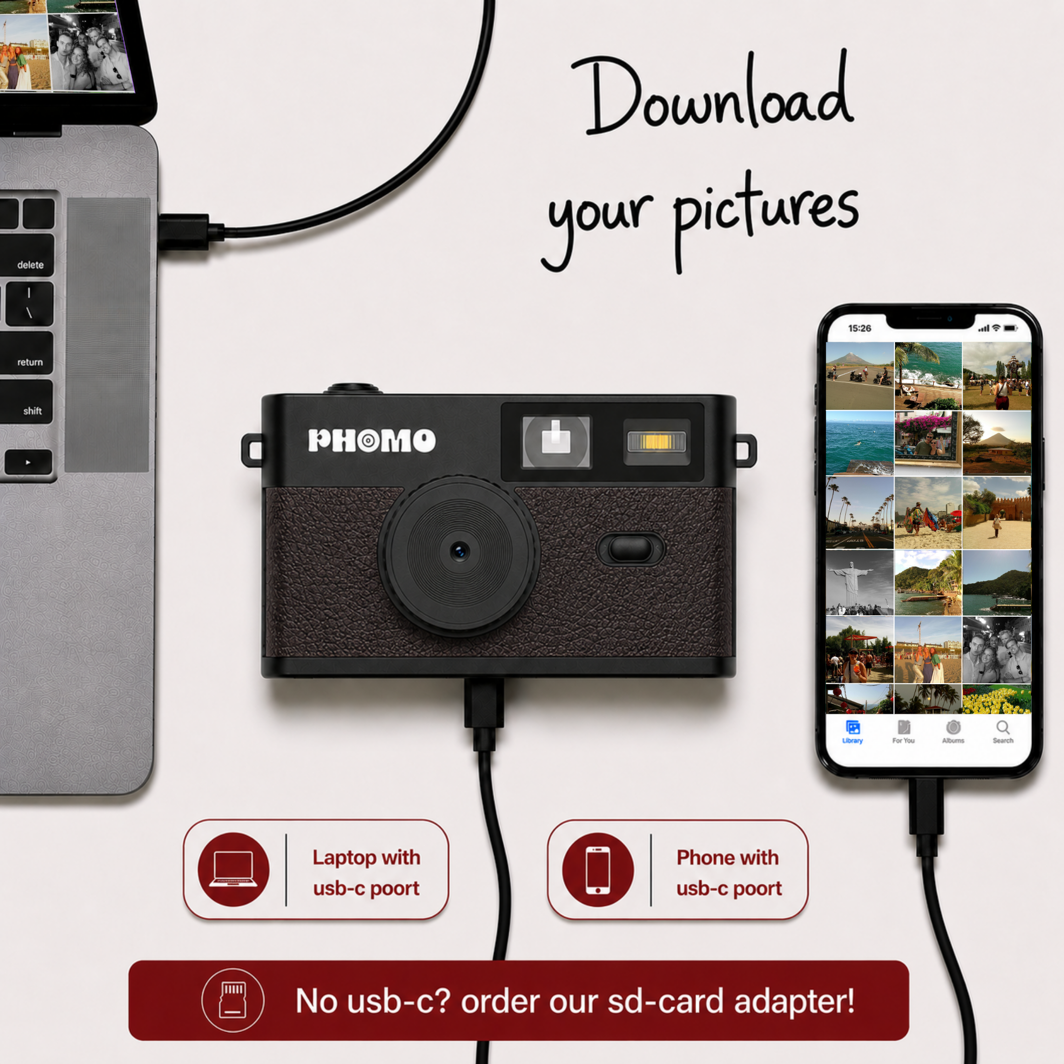 Phomo Camera Black