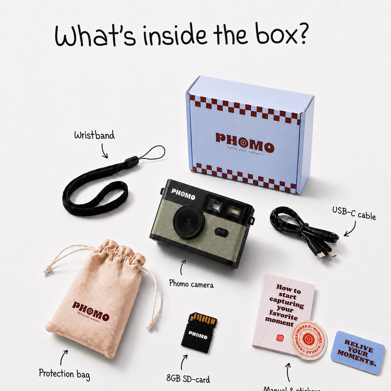 Phomo Camera Olive Green