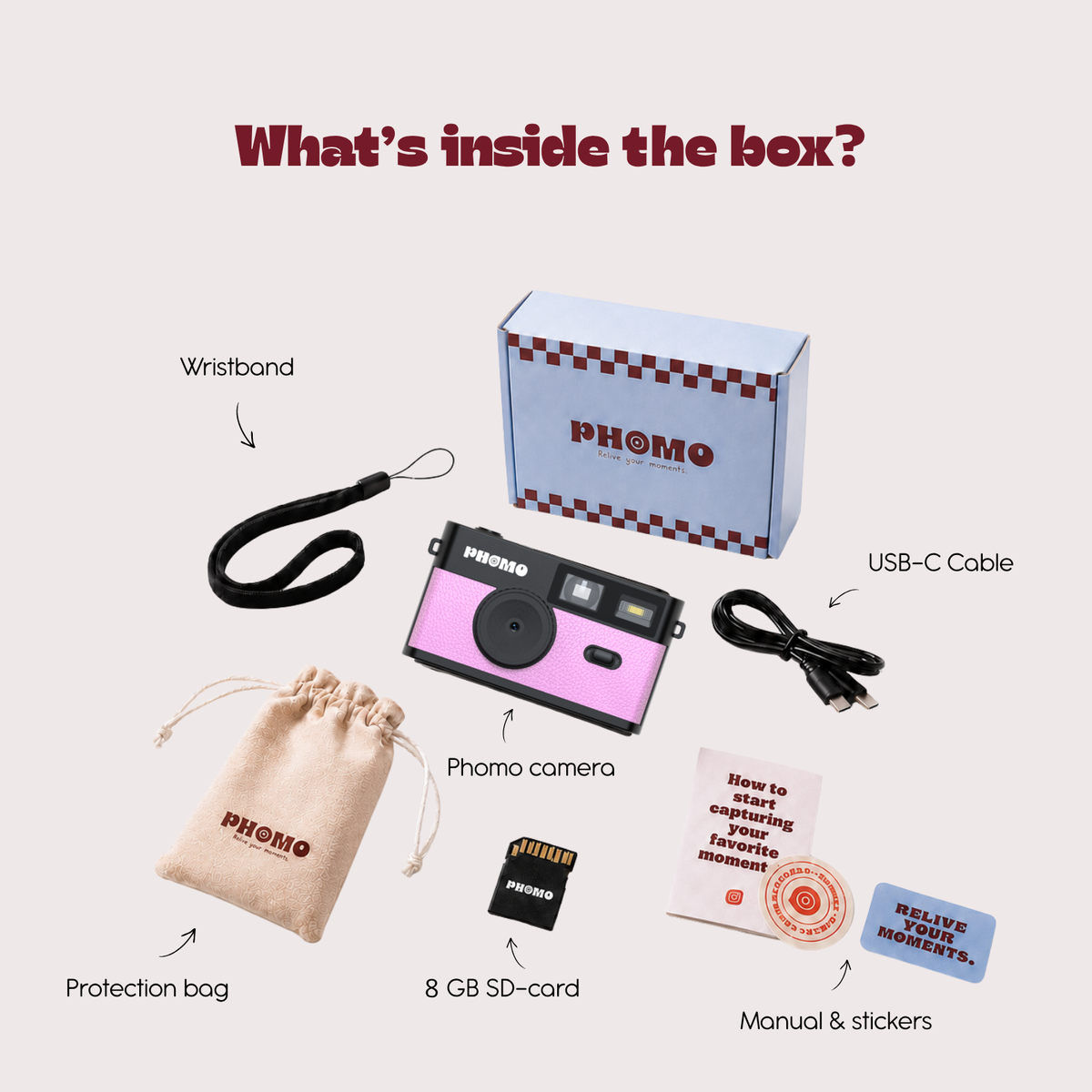 Phomo Camera Pink