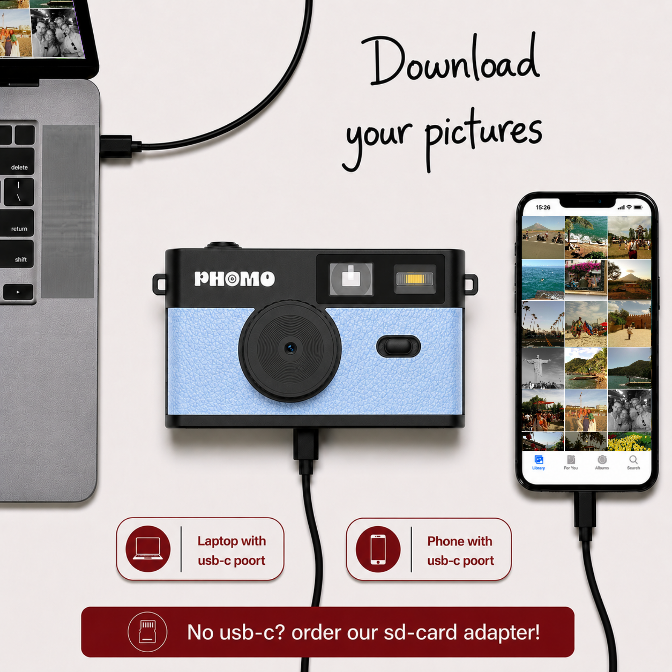 Phomo Camera Blue