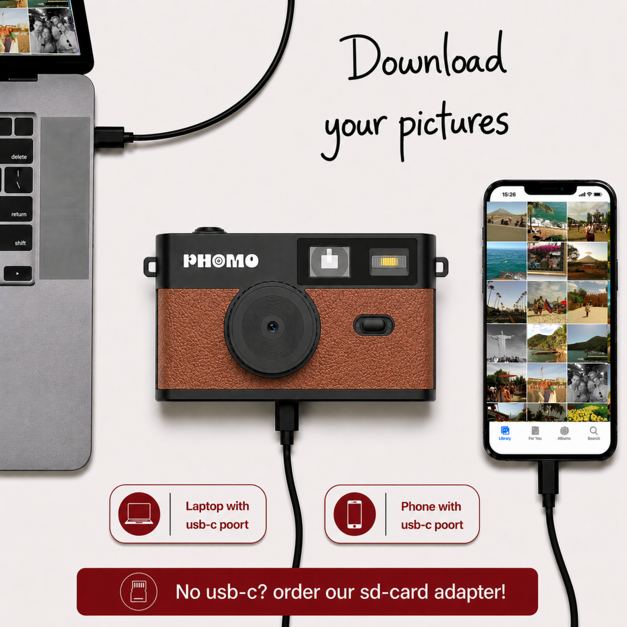 Phomo Camera Brown