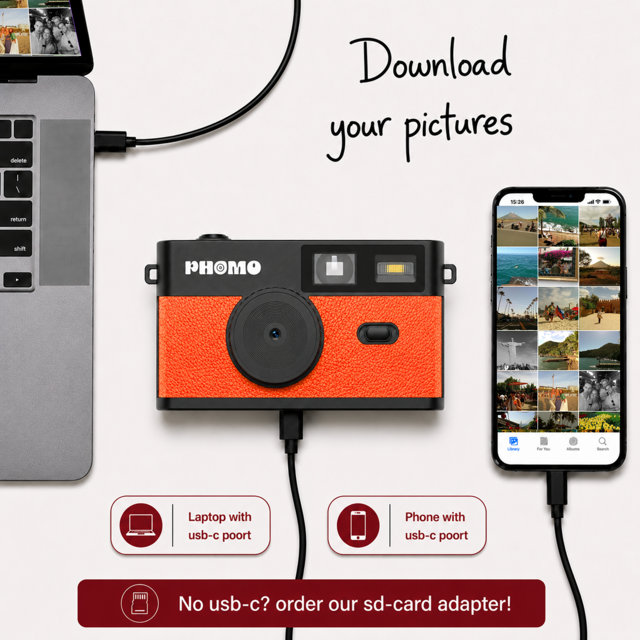 Phomo Camera Orange