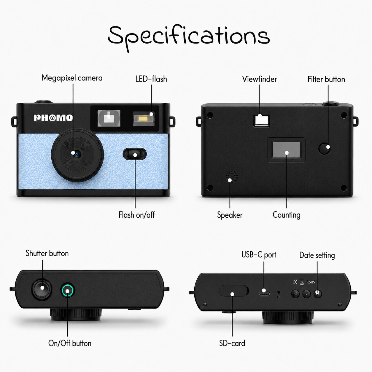 Phomo Camera Blue