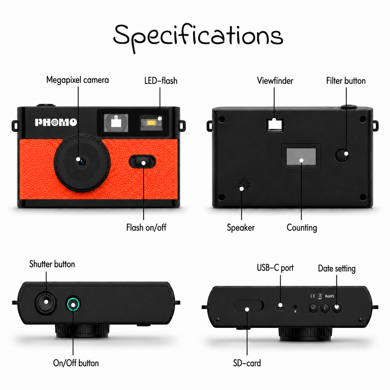 Phomo Camera Orange