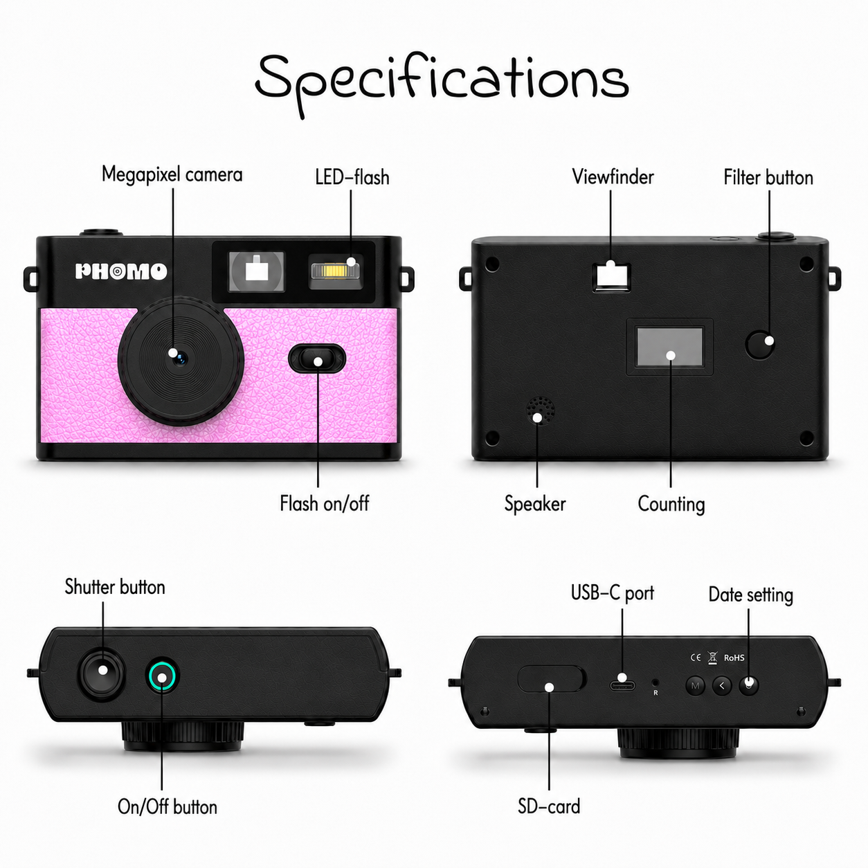 Phomo Camera Pink