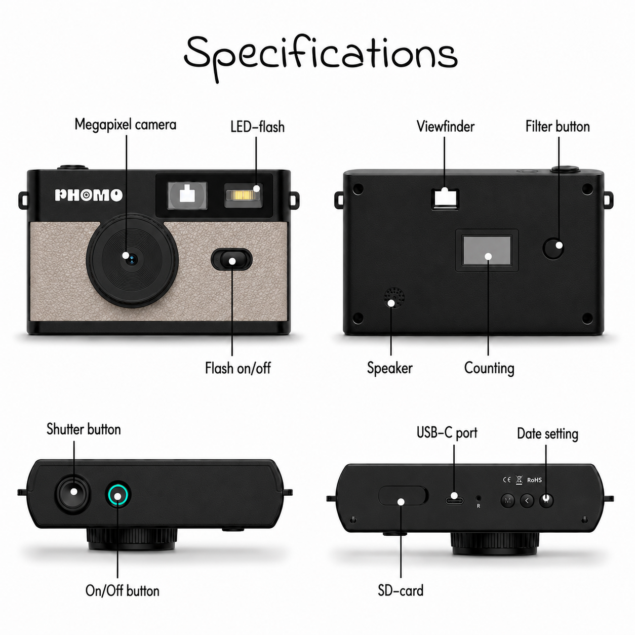 Phomo Camera Taupe